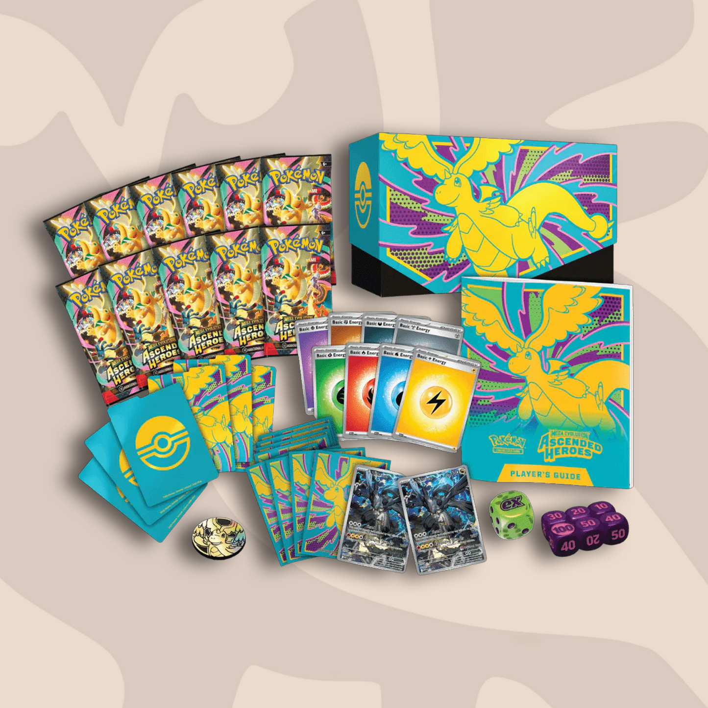 Pokémon Mega Evolutions Ascended Heros Elite Trainer Box