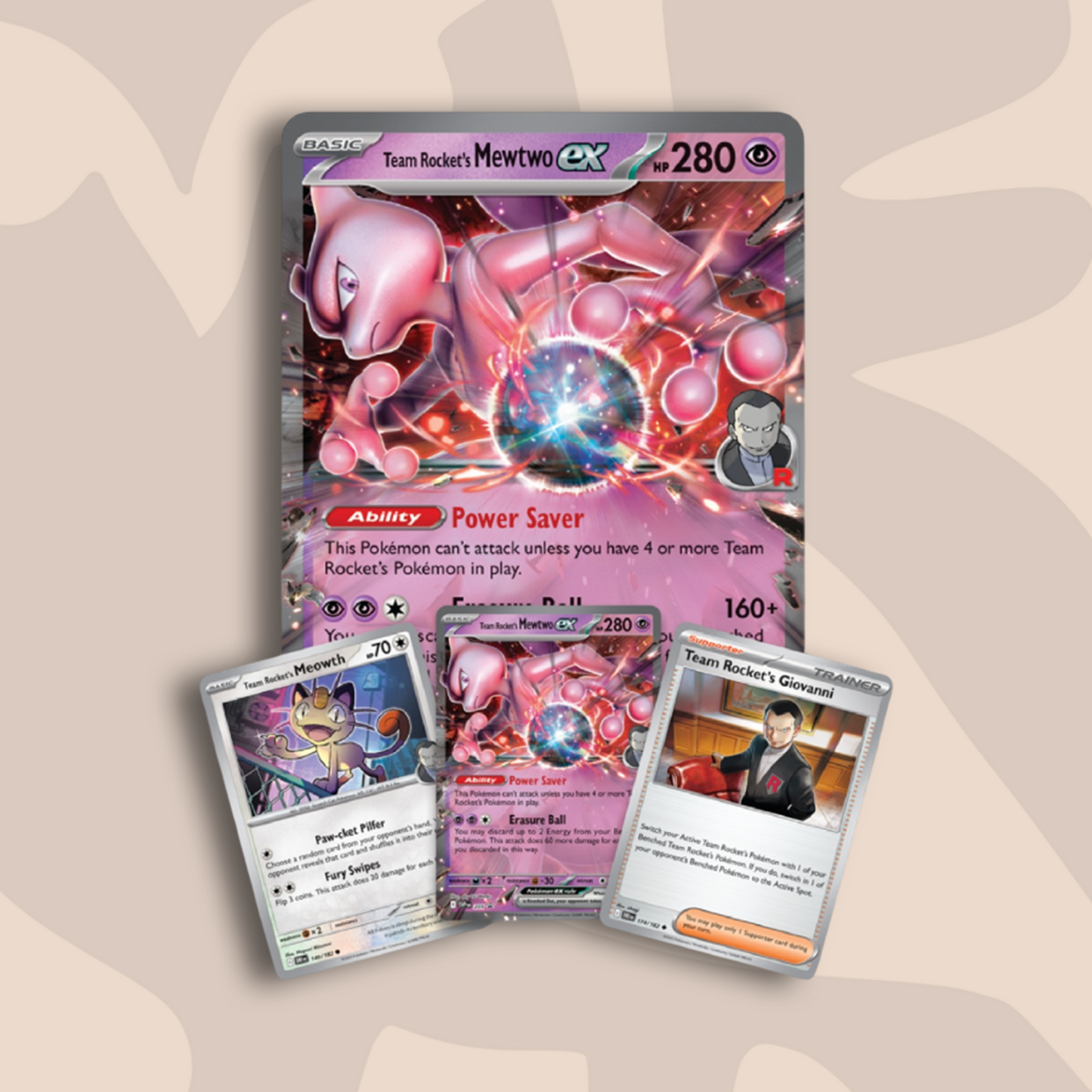 Pokémon Scarlet & Violet Destined Rivals Team Rocket's Mewtwo ex Box