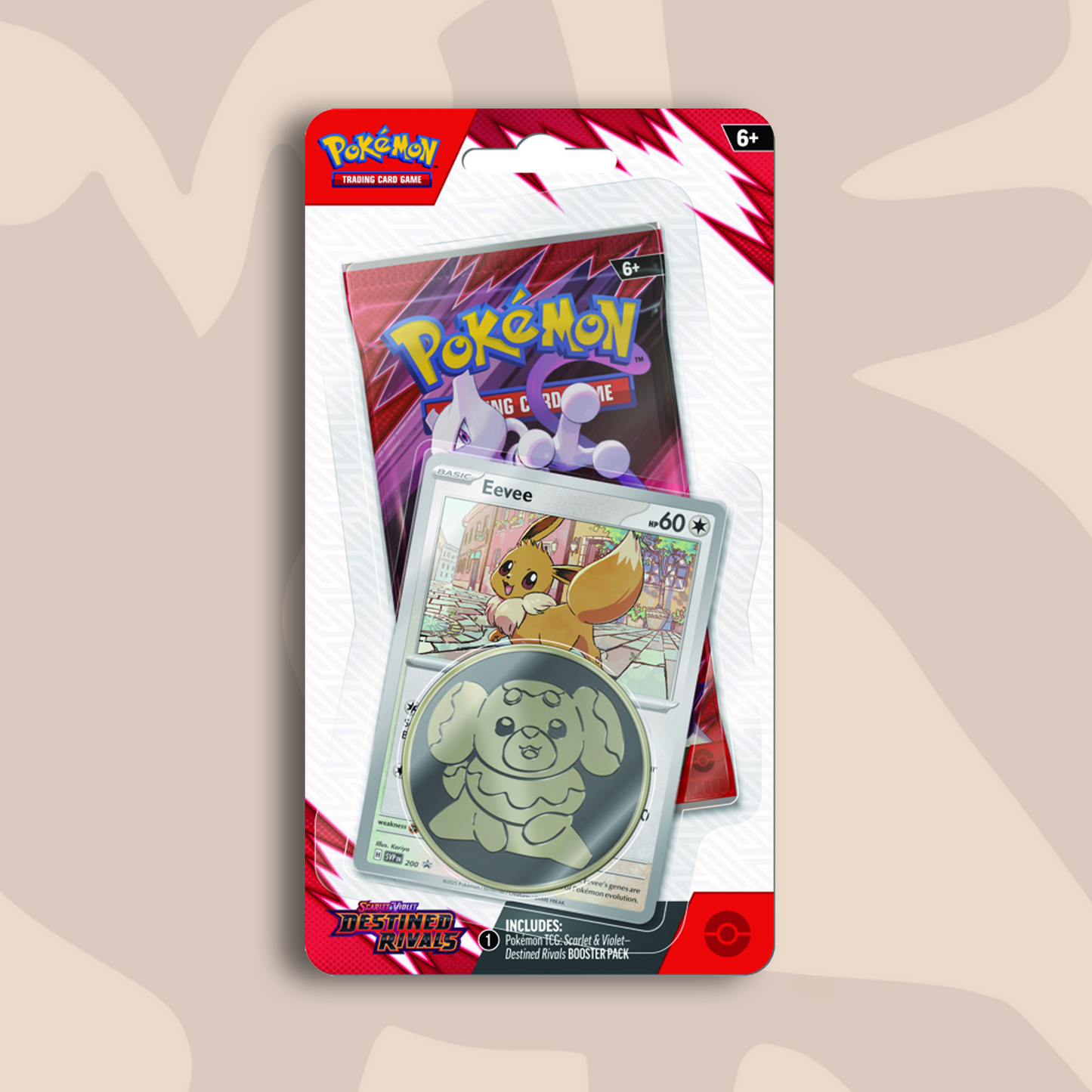 Pokémon Scarlet & Violet Destined Rivals Eevee 1 Pack Blister