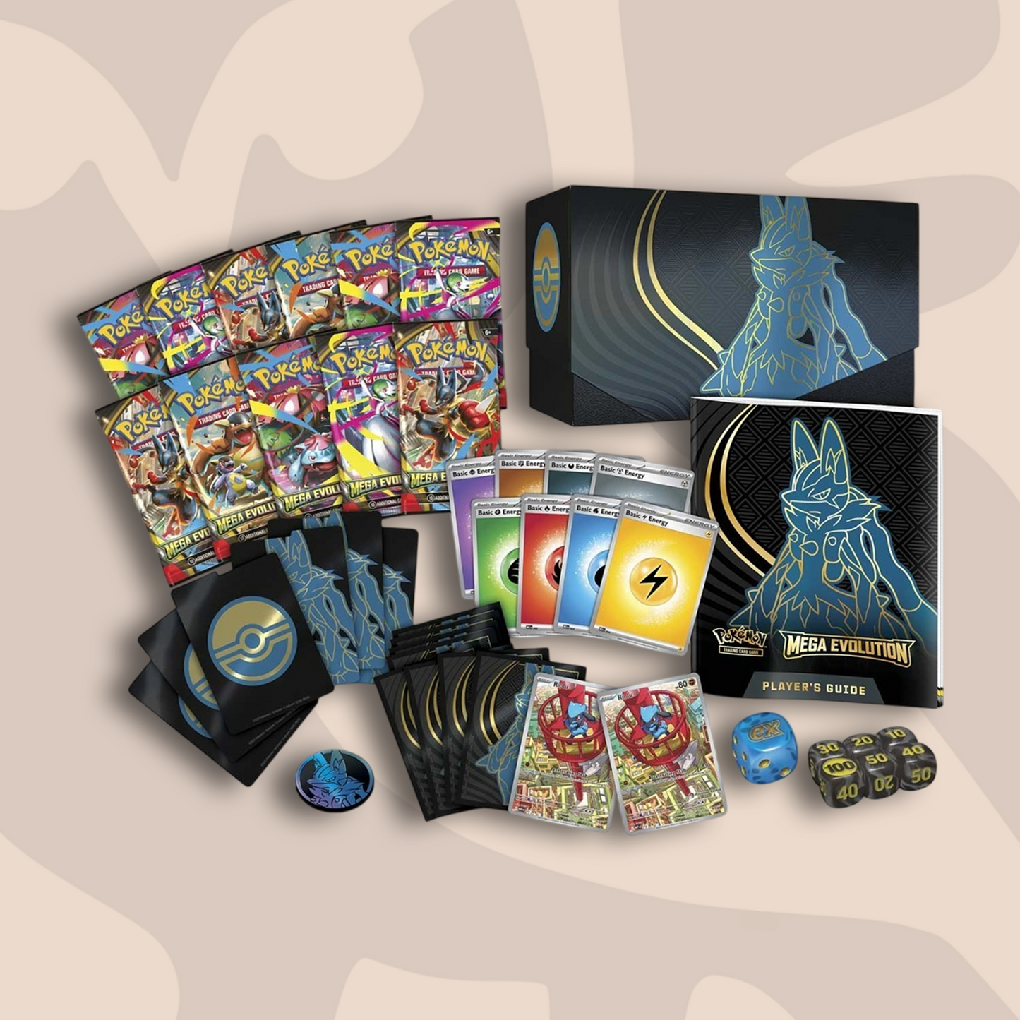 Pokemon Mega Evolutions Mega Lucario Elite Trainer Box