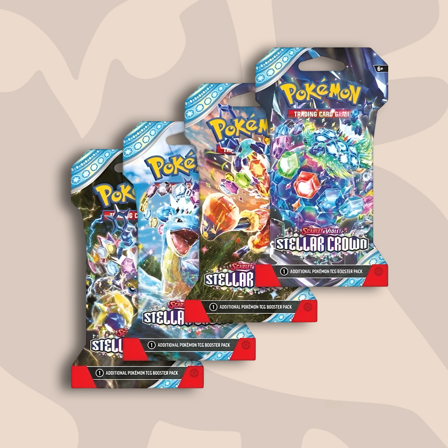 Pokémon Stellar Crown Sleeved Booster Pack
