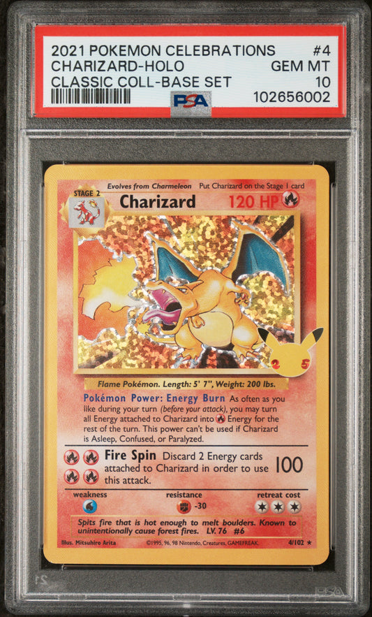 Charizard Celebrations PSA 10