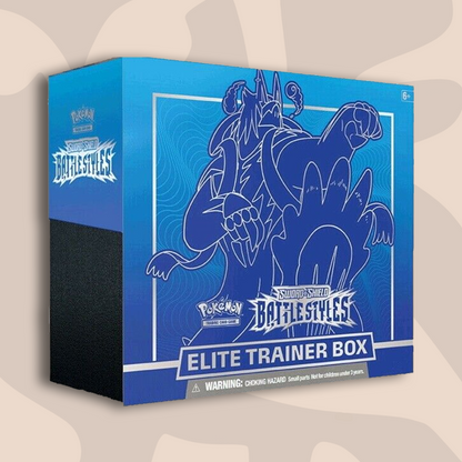 Pokémon Sword & Shield Battle Styles Blue Elite Trainer Box