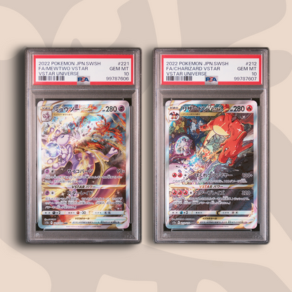 Mewtwo Charizard VStar Universe PSA 10 SEQUENTIAL SET