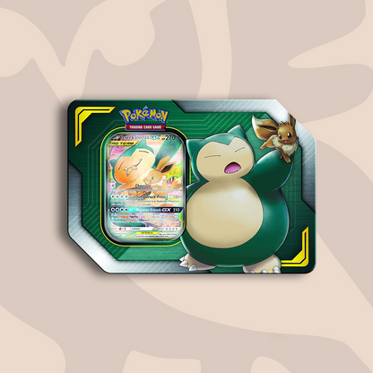 Pokémon Sun & Moon Tag Team Tin (Snorlax & Eevee GX)