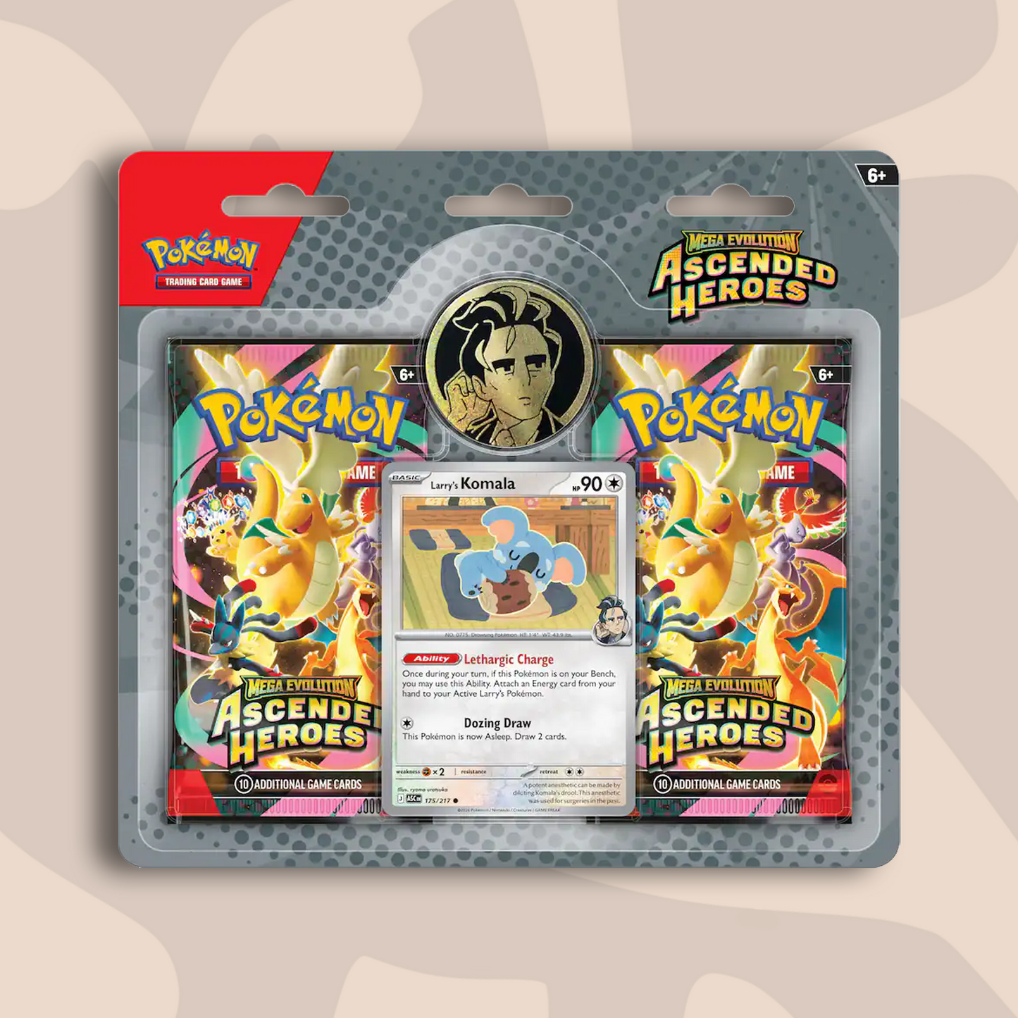 Pokémon Mega Evolutions Ascended Hero's  Kamala 2 Pack Blister