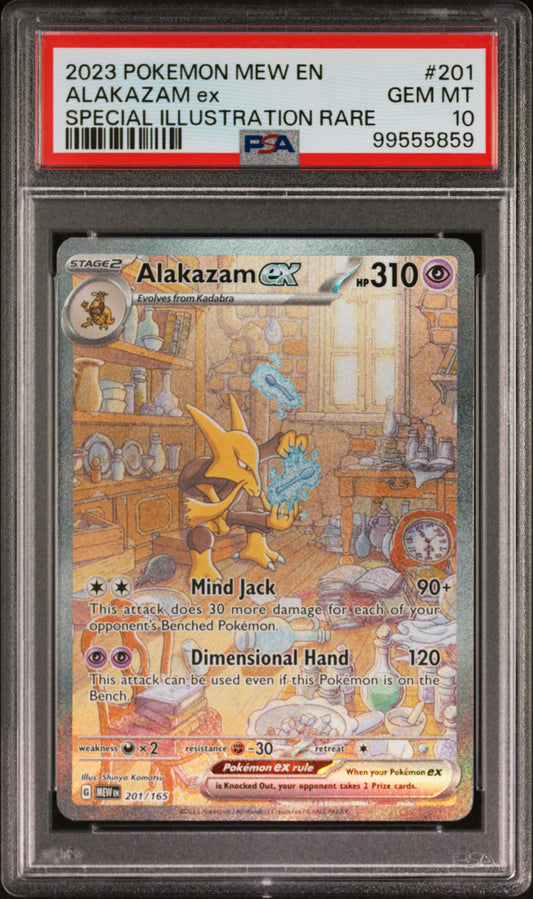 Alakazam EX SIR 151 PSA 10