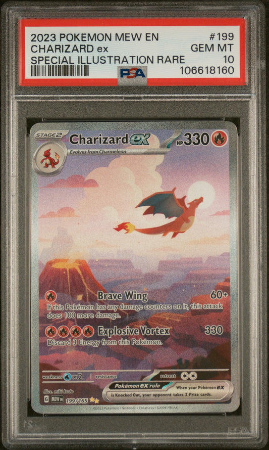Charizard EX SIR 151 PSA 10