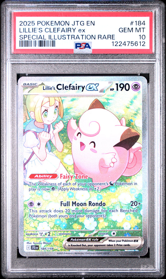 Lillie's Clefairy ex Special Illustration Rare PSA 10