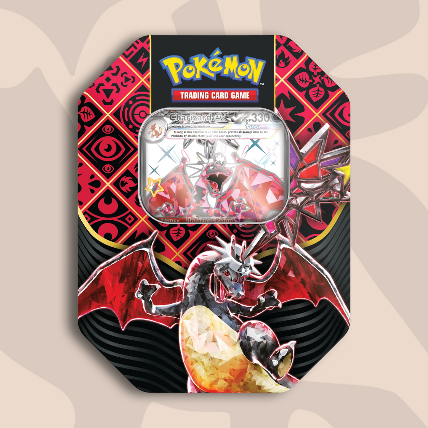 Pokémon Scarlet & Violet Paldean Fates (Shiny Tera Charizard Ex)