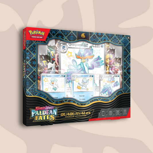 Pokémon Scarlet & Violet  Paldean Fates Quaquaval ex Premium Collection
