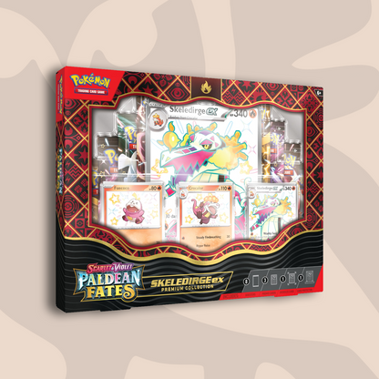 Pokémon Scarlet & Violet Paldean Fates Premium Skeledirge ex Premium Collection