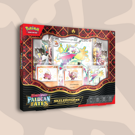 Pokémon Scarlet & Violet Paldean Fates Premium Skeledirge ex Premium Collection