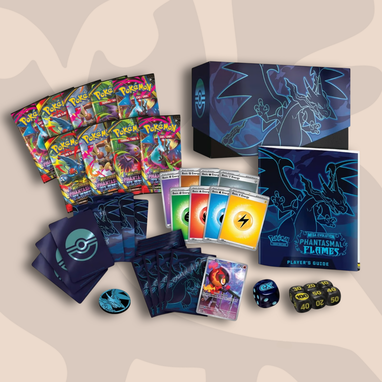 Pokémon Center Mega Evolutions Phantasmal Flames Elite Trainer Box