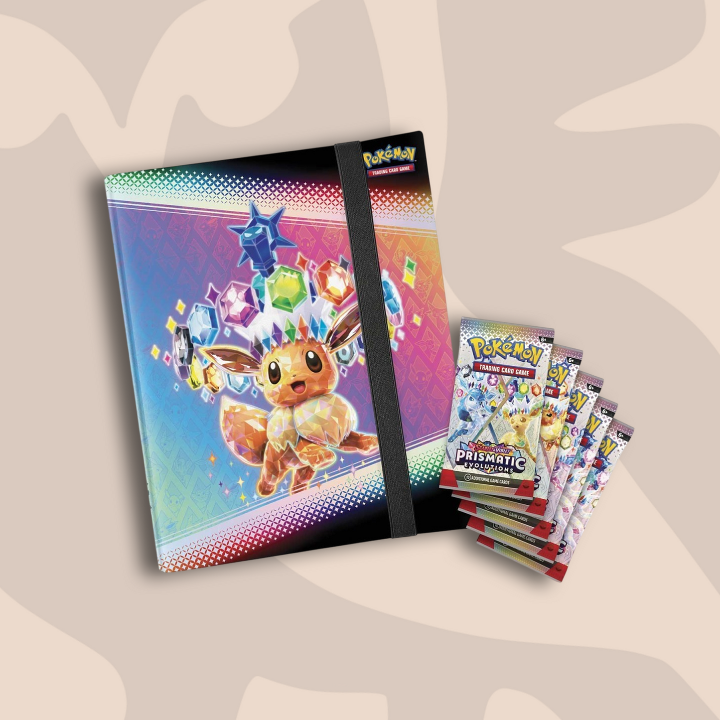 Pokémon Scarlet & Violet Prismatic Evolutions Binder Collection Box