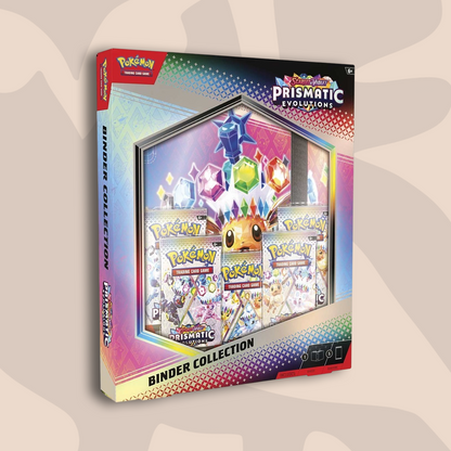 Pokémon Scarlet & Violet Prismatic Evolutions Binder Collection Box