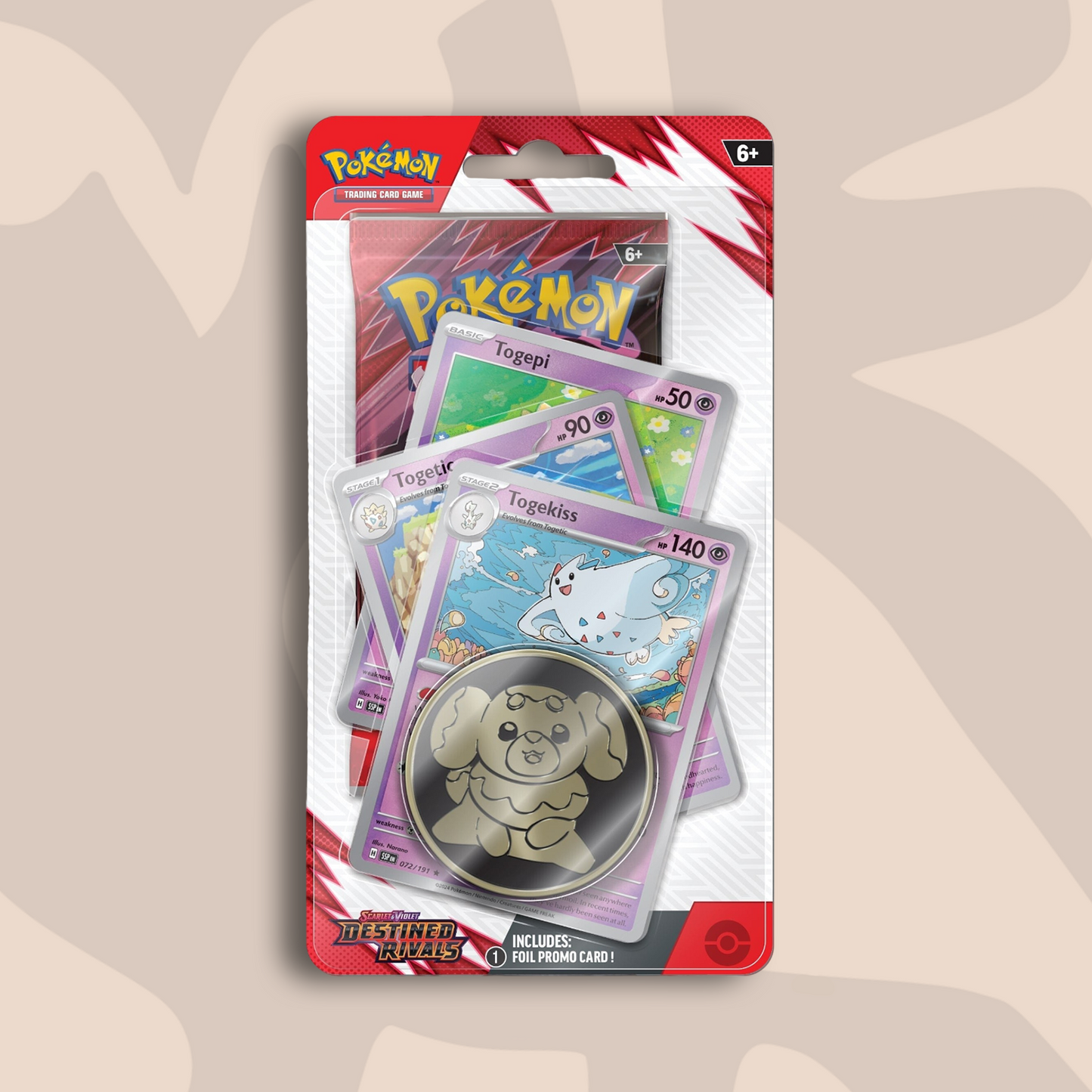 Pokémon Scarlet & Violet Destined Rivals Togekiss 1 Pack Blister