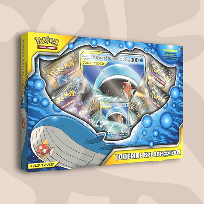 Pokémon Sun & Moon Tag Team Towering Splash GX Box
