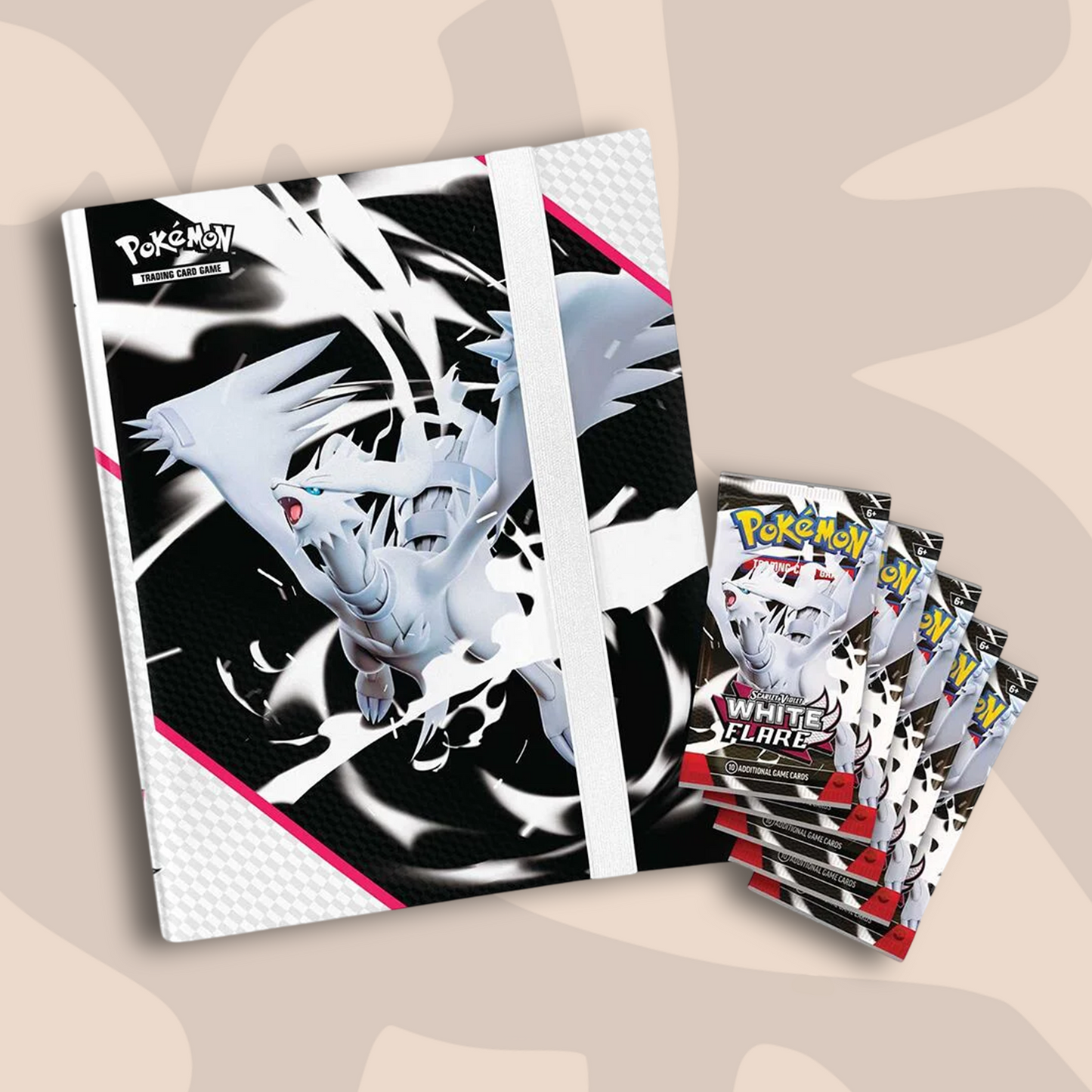 Pokémon Scarlet & Violet White Flare Binder Collection Box