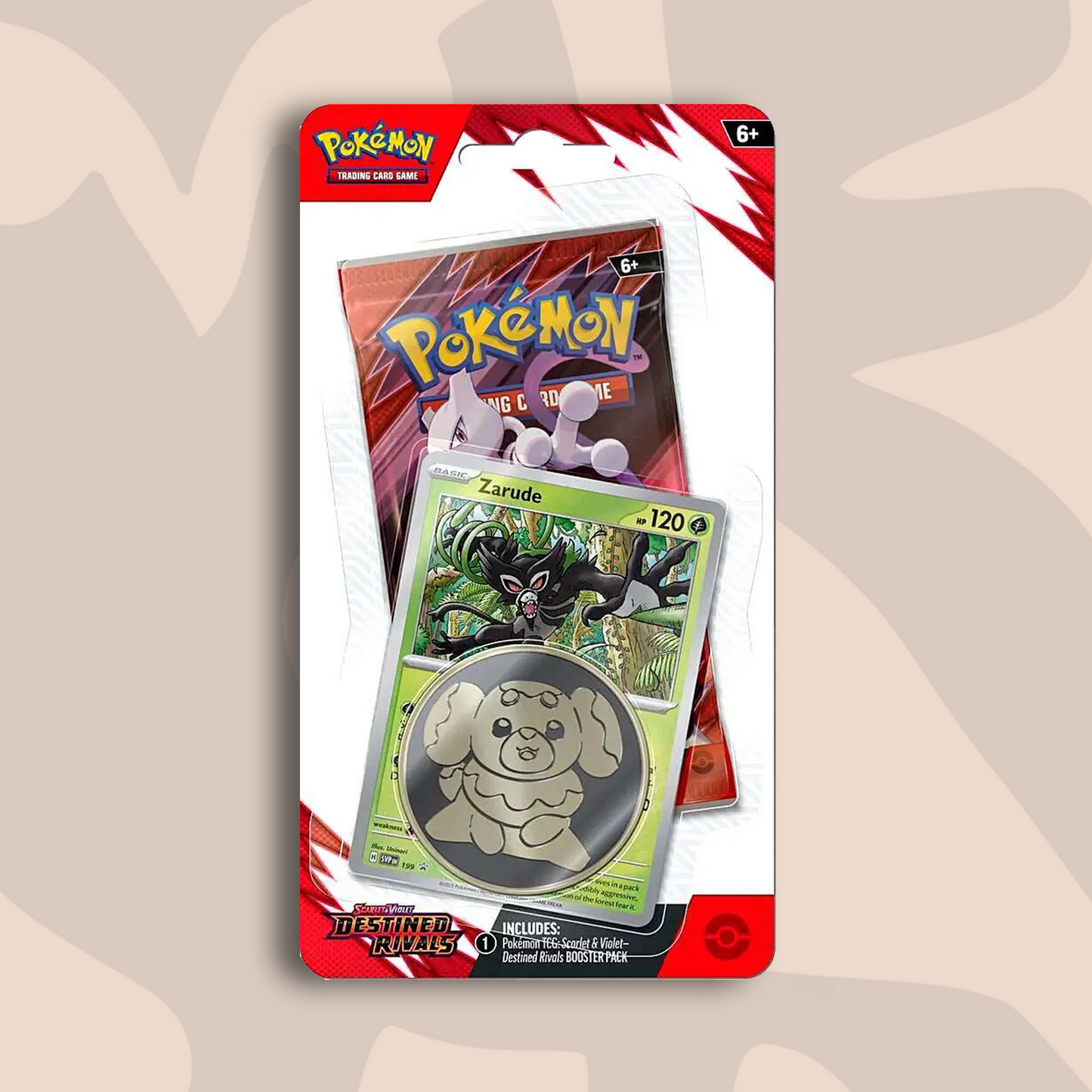 Pokémon Scarlet & Violet Destined Rivals Zarude 1 Pack Blister